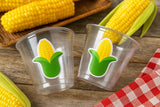 CORN PARTY CUPS - Fall Party Cups Harvest Party Cups Harvest Birthday Cups Harvest Party Decorations Corn Decorations Corn Party Supplies