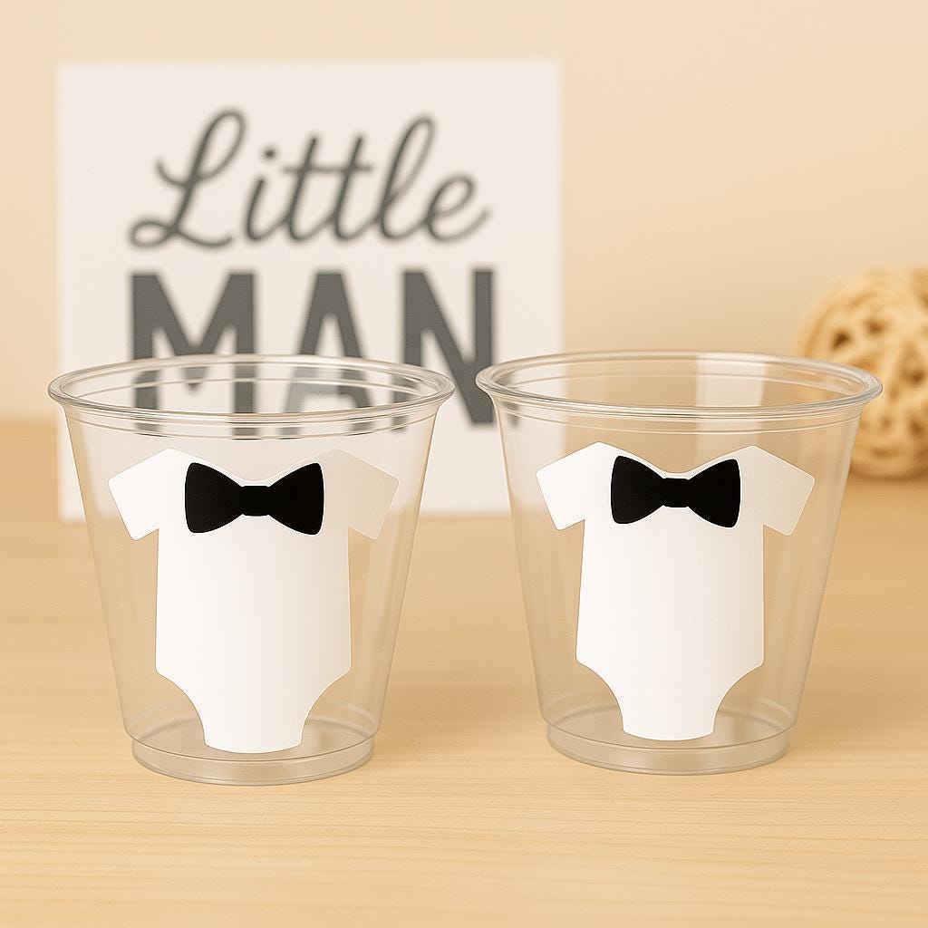 LITTLE MAN PARTY Cups - Little Man Cups Little Man Baby Shower Little Man Party Decorations Little Man Party Supplies Little Man Party Favor