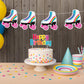 Roller Skate Garland, Roller Skate Banner, Roller Skate Party Banner, Roller Skate Decorations, Roller Skate Party Supplies, Roller Skating