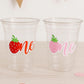 STRAWBERRY PARTY CUPS - Strawberry Birthday Cups Strawberry Cups First Birthday Strawberry Party Decorations Strawberry Baby Shower