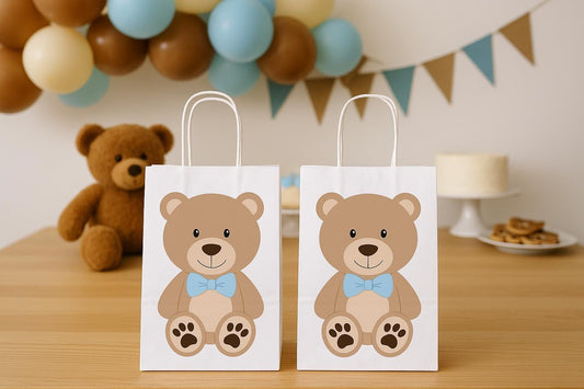 Teddy Bear Goody Bags, Teddybear Goody Bags, Teddy Bear Party Bags, Teddy Bear Favor Bags, Teddy Bear Decorations