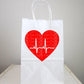 Nurse Goody Bags, Heart With Pulse Bags, Nurse Birthday, Nurse Graduation, Nursing School, Nurse Party Favor Bags, Doctor's Party Favor Bags