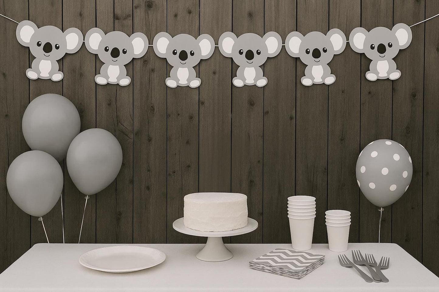 Koala Bear Garland, Koala Bear Banner, Koala Bear Birthday, Koala Bear Baby Shower, Koala Bear Decorations, Koala Bear Party Supplies