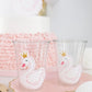 SWAN PARTY CUPS, Swan Cups, Swan Baby Shower Cups, Princess Swan Baby Shower, Swan Birthday Cups, Swan Party Favors, Swan Party Decorations