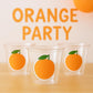 ORANGE PARTY CUPS - Orange Baby Shower Cups A Little Is On The Way Orange Baby Shower Decorations Orange Baby Shower Favors Little Oranges