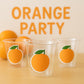 ORANGE PARTY CUPS - Orange Baby Shower Cups A Little Is On The Way Orange Baby Shower Decorations Orange Baby Shower Favors Little Oranges