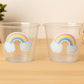 RAINBOW PARTY CUPS - Rainbow Cups Rainbow Decorations Rainbow Birthday Rainbow Party Rainbow Party Favors Rainbow Baby Shower Pastel Rainbow