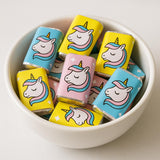 30 - UNICORN PARTY STICKERS for mini candy Unicorn Stickers Unicorn Party Favors Unicorn Candy Wrapper Stickers Unicorn Birthday Decoration