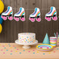 Roller Skate Garland, Roller Skate Banner, Roller Skate Party Banner, Roller Skate Decorations, Roller Skate Party Supplies, Roller Skating