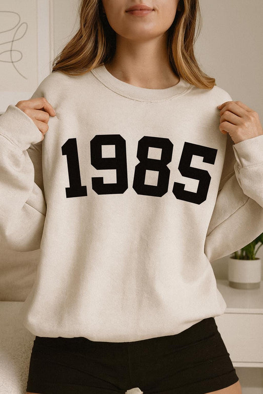 1985 Sweatshirt, 1985 College Style, 1985 Year Sweatshirt, 1985 Birthday Shirt, 1985 Birthday Gift, 40th Birthday Sweatshirt, Gift for Her