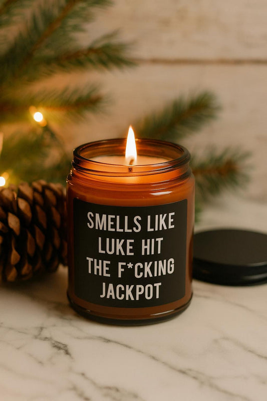 Engagement Candle, Wedding Candle, Personalized Gift, Bachelorette Party Favor, Custom Scented Candle, Soy Candle, Funny Gifts, Wedding Gift