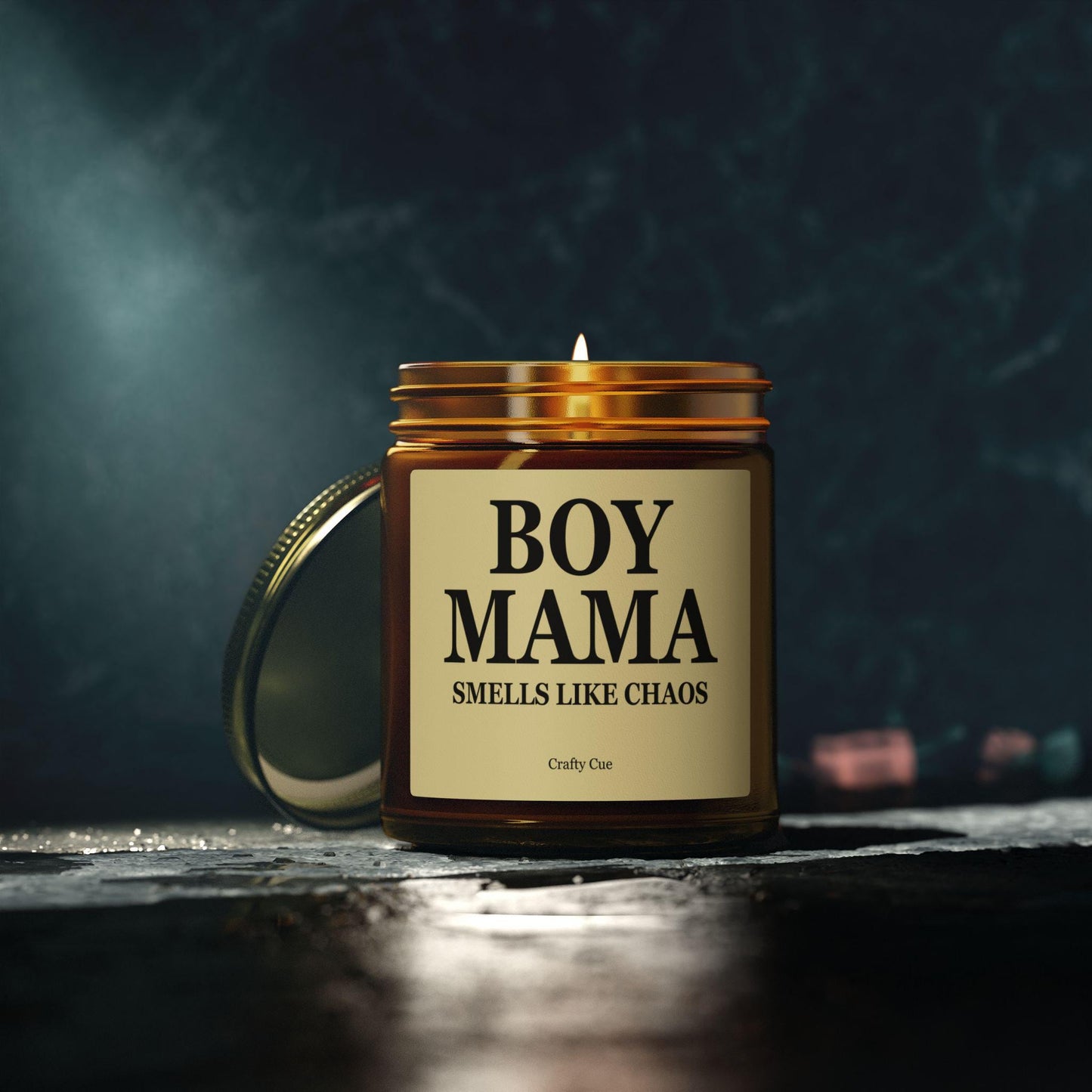 Boy Mom Chaos Candle, Boy Mama Candle, Embrace the Madness, Funny Mom Life Scent, Unique Gift for Mother, Humorous Parenting, Family Love