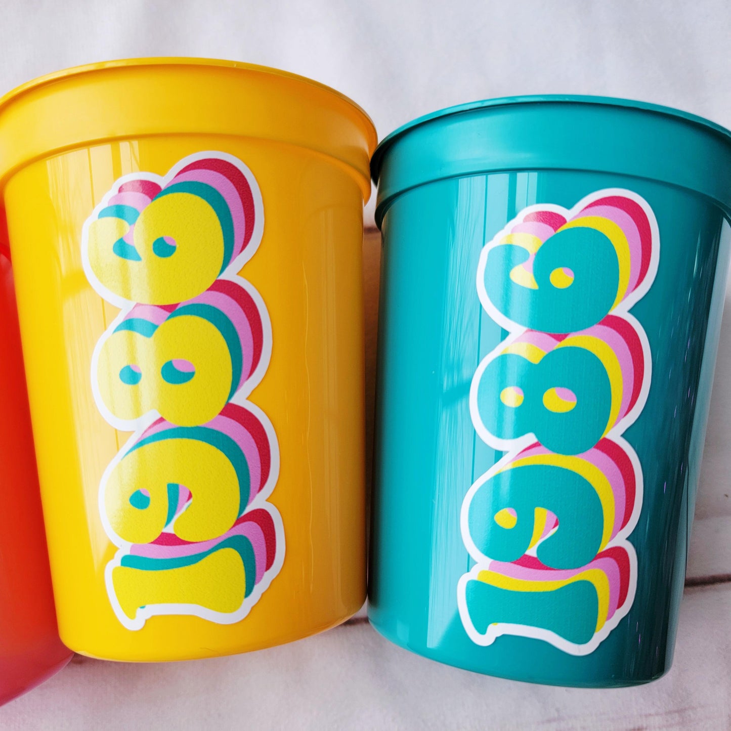 40th PARTY CUPS - 40th Party Favors, Best of 1986 40th Birthday Party 40th Birthday Favors Vintage 1986 40th Party Decorations 1986 Birthday