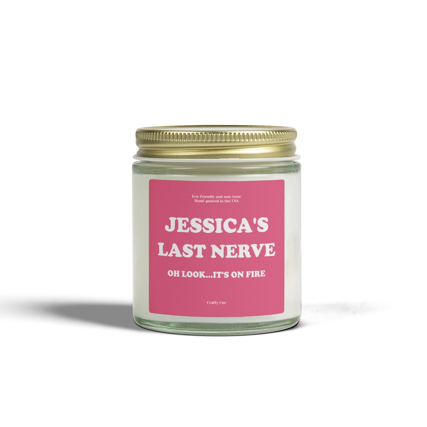 Funny Sarcastic Candle Gifts for Coworkers, Personalized Office Humor Soy Candle, Work Bestie Gift, Employee Desk Decor