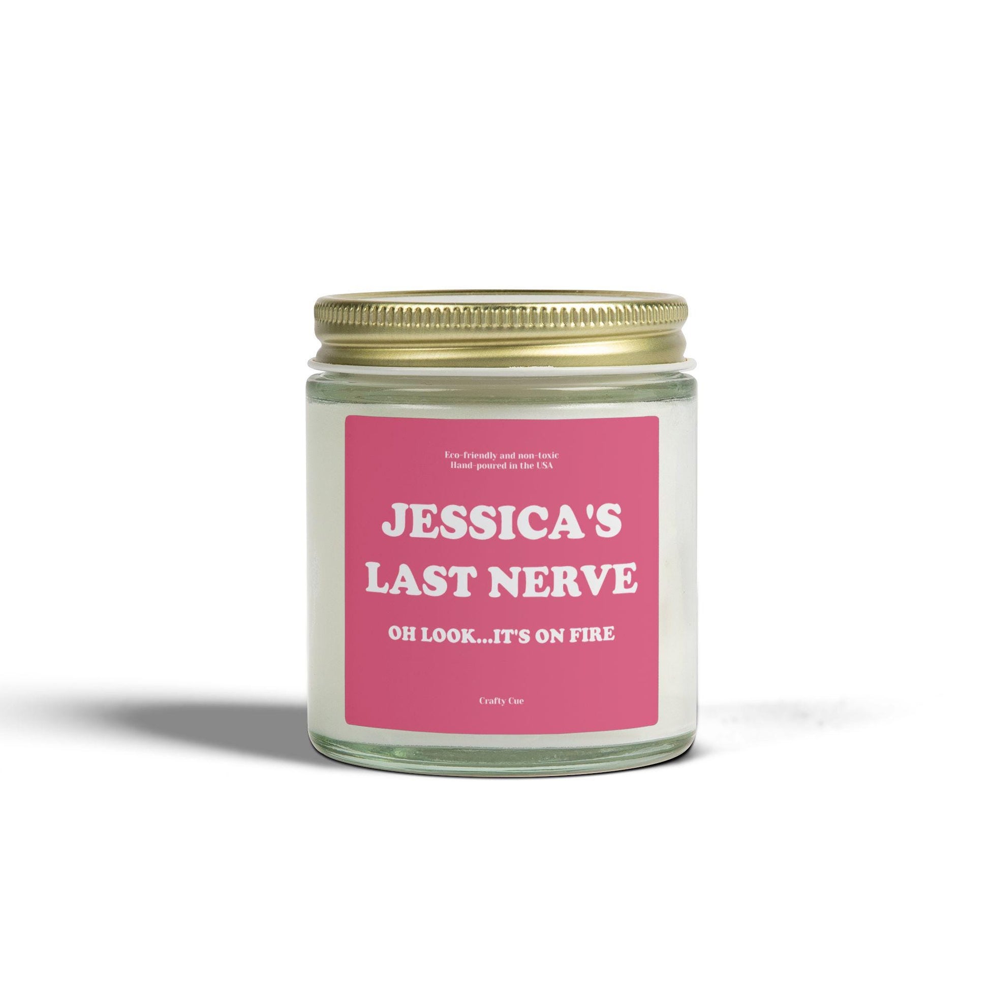 Funny Sarcastic Candle Gifts for Coworkers, Personalized Office Humor Soy Candle, Work Bestie Gift, Employee Desk Decor