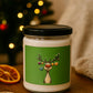 Christmas Reindeer Candle 9oz Soy Scented | Holiday Decor | Christmas Candle | Funny Christmas Gift | Reindeer Candle Gift | Funny Xmas Gift