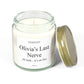 Funny Mom Last Nerve Candle, Personalized Name Candle Gift for Her, Custom Birthday or Christmas Gift, Sarcastic Home Decor, Unique Gag Gift
