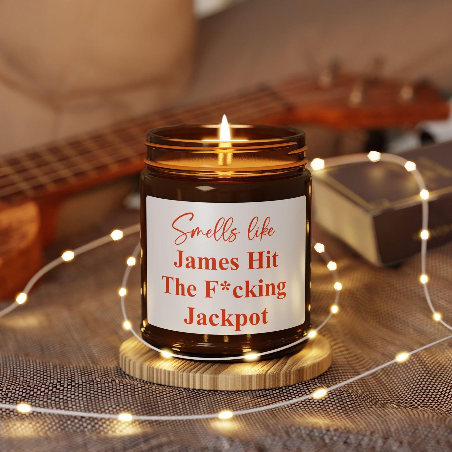 Engagement Candle, Wedding Candle, Personalized Gift, Bachelorette Party Favor, Custom Scented Candle, Soy Candle, Funny Gifts, Wedding Gift