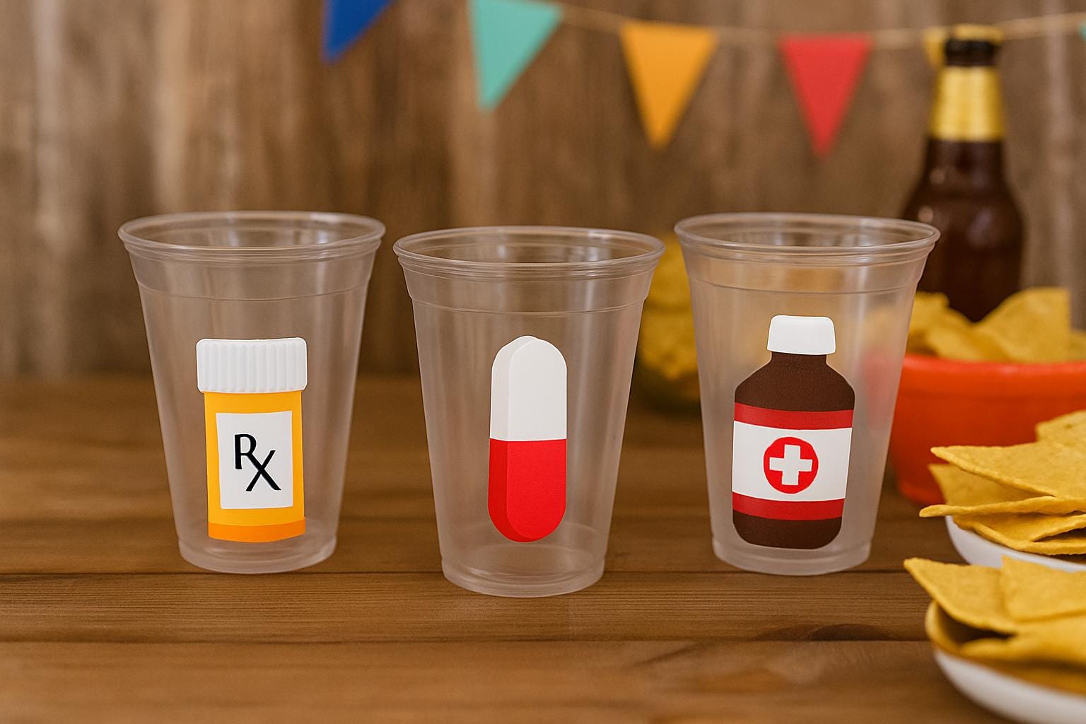 NURSE PARTY CUPS - Doctor Party Cups Nurse Party Cups Nursing Party Rn Party Decorations Medical School Party Nurse Graduation Party Meds