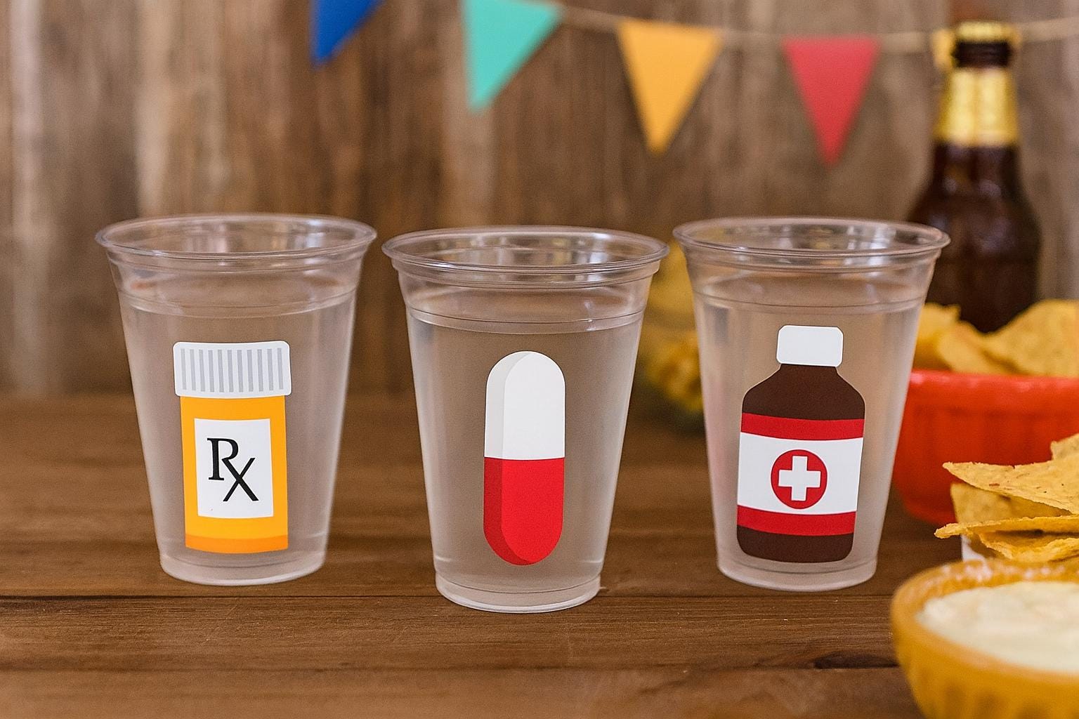 NURSE PARTY CUPS - Doctor Party Cups Nurse Party Cups Nursing Party Rn Party Decorations Medical School Party Nurse Graduation Party Meds