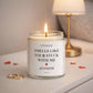 Smells Like You're Stuck With Me Candle, Personalized Valentine's Candle, Funny Anniversary Gift, Boyfriend, Wedding Gift for Wife Husband