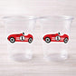 RACING PARTY CUPS - Race Car Cups Racing Birthday Cups Racing Birthday Cups Race Car Party Favors Racing Party Favors Racing Decorations
