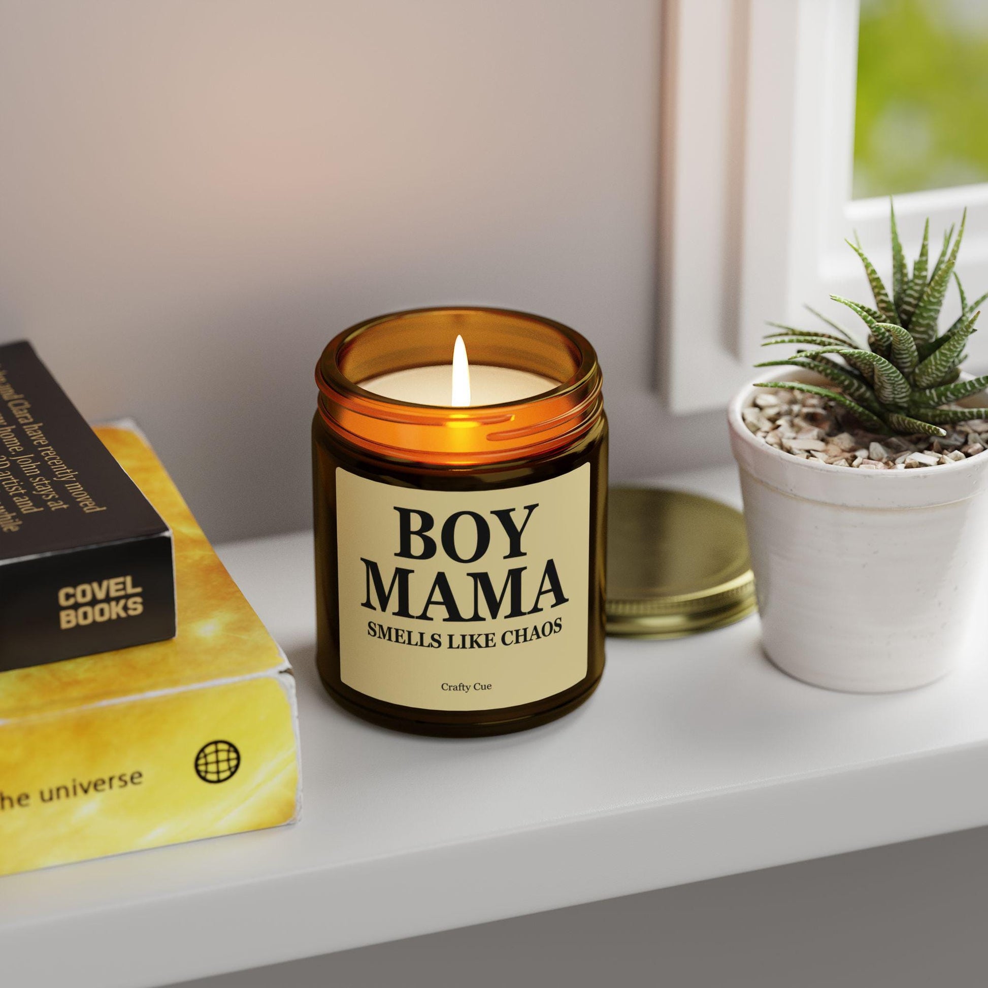 Boy Mom Chaos Candle, Boy Mama Candle, Embrace the Madness, Funny Mom Life Scent, Unique Gift for Mother, Humorous Parenting, Family Love