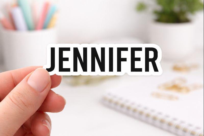 PERSONALIZED NAME STICKER, Name Decal, Personalized Vinyl Name Sticker, Customized Name Stickers, Water bottle sticker, Laptop Decal Sticker