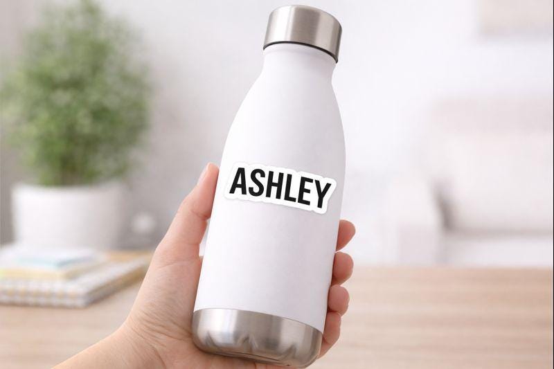 PERSONALIZED NAME STICKER, Name Decal, Personalized Vinyl Name Sticker, Customized Name Stickers, Water bottle sticker, Laptop Decal Sticker