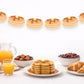 Pancake Garland, Pancake Banner, Pancakes and Pajamas, Slumber Party, Pancake Photo Prop, Pancake Decorations, Breakfast Birthday Party