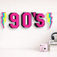 90s Party Banner, Retro Birthday Banner, Custom 90s Theme Party Decor, Personalized Throwback Birthday Sign