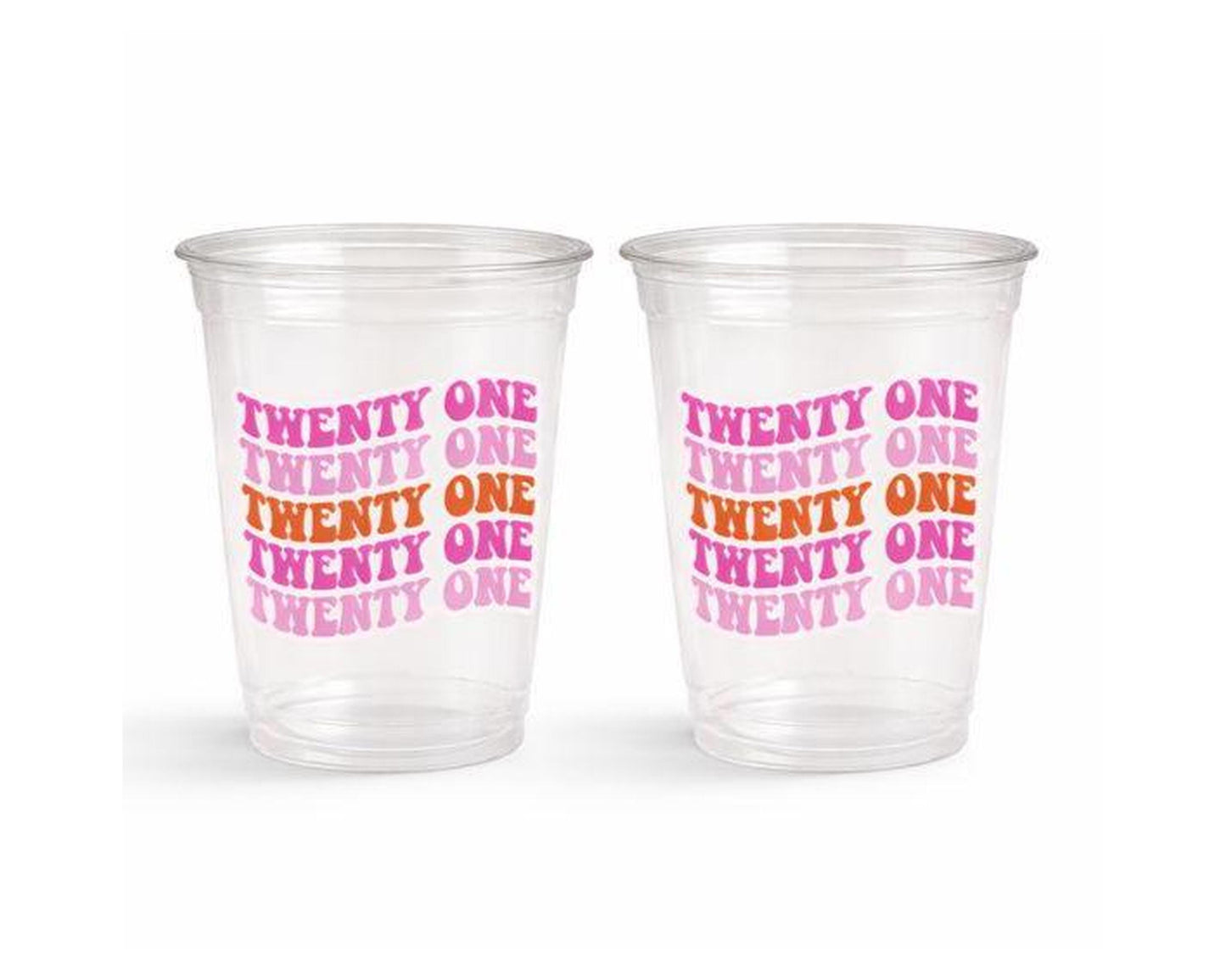 21st BIRTHDAY PARTY CUPS 21st Birthday Party 21st Party Decorations 21st Party Favors Finally 21st Birthday Party Legally 21 Finally 21