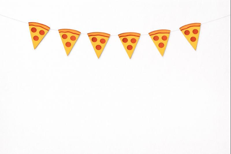 Pizza Garland, Pizza Banner, Pizza Party Banner, Pizza Party Decorations, Pizza Party Sign, Pizza Photo Prop, Pizza Party Supplies, Sign