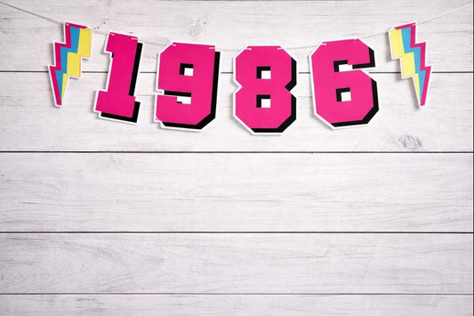 1986 BANNER Best of 1986 40th Birthday Banner 1986 Garland 1986 Party Decorations 40th Party Decorations 40th Party Banner 40 Birthday Party