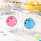 BOWLING PARTY CUPS, Bowling Birthday Cups Bowling Cups First Birthday Bowling Party Decorations Bowling Gender Reveal Pink Blue Party Favors