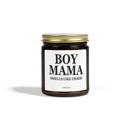 Boy Mom Chaos Candle, Boy Mama Candle, Embrace the Madness, Funny Mom Life Scent, Unique Gift for Mother, Humorous Parenting, Family Love