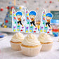 Boy Rock Climbing Cupcake Toppers, Rock Climbing Birthday, Rock Climbing Party, Rock Climbing Party Supplies, Rock Climbing Party