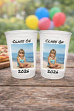 Custom Graduation Cups Custom Plastic Cups Personalized Photo Graduation Cups Custom Grad Photo Cups 2025 Graduation Party Cups Grad Favors