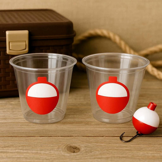 FISHING BOBBER CUPS - Gone Fishing Party Fishing Bobber Favors Fishing Bobber Decorations Fishing Birthday Fishing Party Bobber Cups Fish