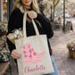 Personalized Name Tote, Bridesmaid Tote, Bridesmaids Totes, Cowgirl Bachelorette Gifts, Cowgirl Bachelorette Tote Bags, Bridesmaid Gift Tote