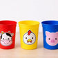 FARM ANIMAL PARTY Cups - Cow party cups Pig party cups Chicken Cups Farm Birthday Farm Decorations Farm Party Farm animal favors Farm cups