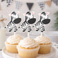 Zebra Cupcake Toppers, Jungle Cupcake Toppers