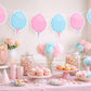 COTTON CANDY Garland, Candy Birthday Decoration, Candy Garland, Candy Bar Banner, Candy Birthday, Candy Decoration, Candy Buffet, Photo Prop