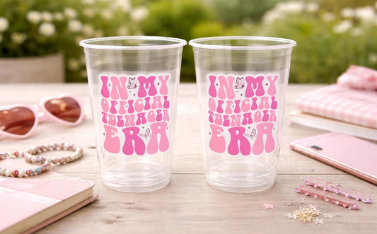 13th Birthday Party Cups - ln My Teenager Era Cups, Teenager Party Cups 13th birthday Party Favors 13th Party Decorations 2011 Birthday
