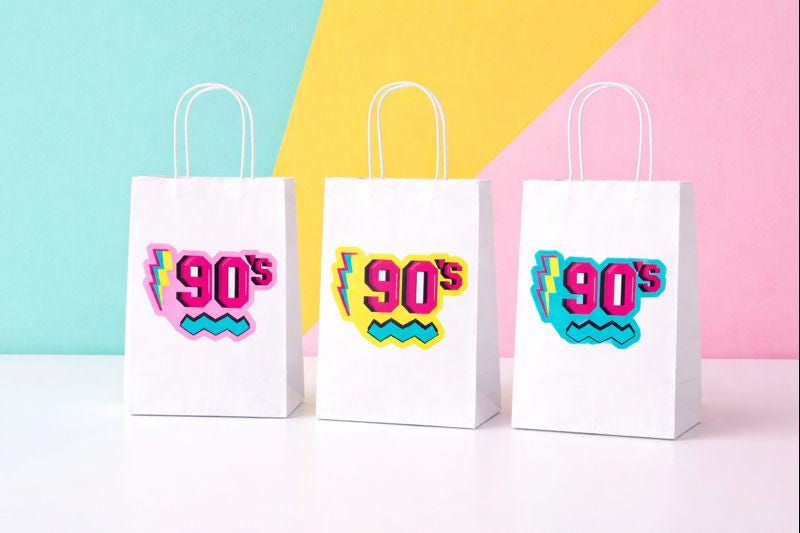 90's PARTY BAGS - 90s Party Goody Bags I Love The 90s Birthday 90s Goody Bags 90s Favor Bags 90s Party Favors 90s Birthday Party Decorations