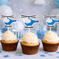 Helicopter Cupcake Toppers, Helicopter Birthday Party Decorations, Helicopter Party, Helicopter Cake Toppers, Helicopter Cupcake Picks,