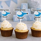 Helicopter Cupcake Toppers, Helicopter Birthday Party Decorations, Helicopter Party, Helicopter Cake Toppers, Helicopter Cupcake Picks,