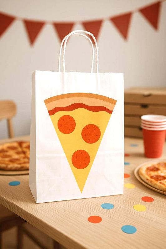 Pizza Goody Bags, Pizza Favor Bags, Pizza Gift Bags, Pizza Goodie Bags, Pizza Party, Pizza Birthday Party Decorations, Pizza Party Supplies