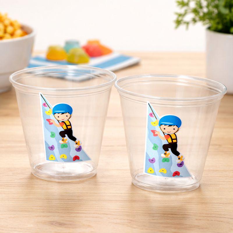 ROCK CLIMBING PARTY Cups -Rock Climbing Birthday Cups Rock Climber Cups Rock Climbing Party Decorations Rock Climb Cups Rock Climbing Favors