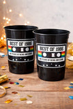 40th PARTY CUPS - Best of 1983 40th Birthday Party 40th Birthday Favors 40th Party Cups 40th Party Decorations 1983 Birthday Party Cups 80s